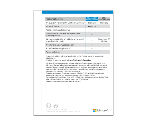 Microsoft 365 Business Standard - 557552 - zdjęcie 3